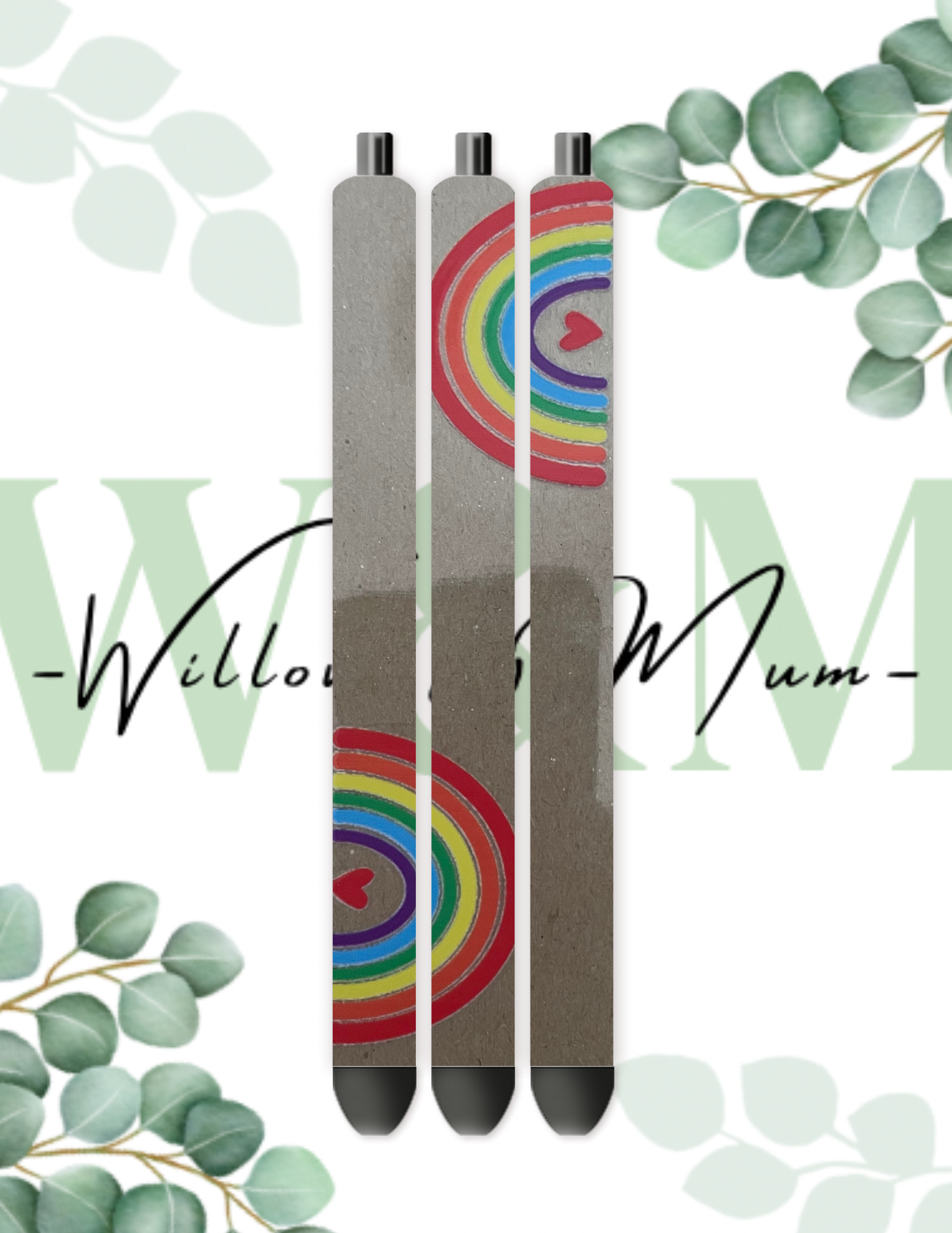 UV DTF Pen/ BookMark Decals - Rainbows | Willow & Mum Transfers